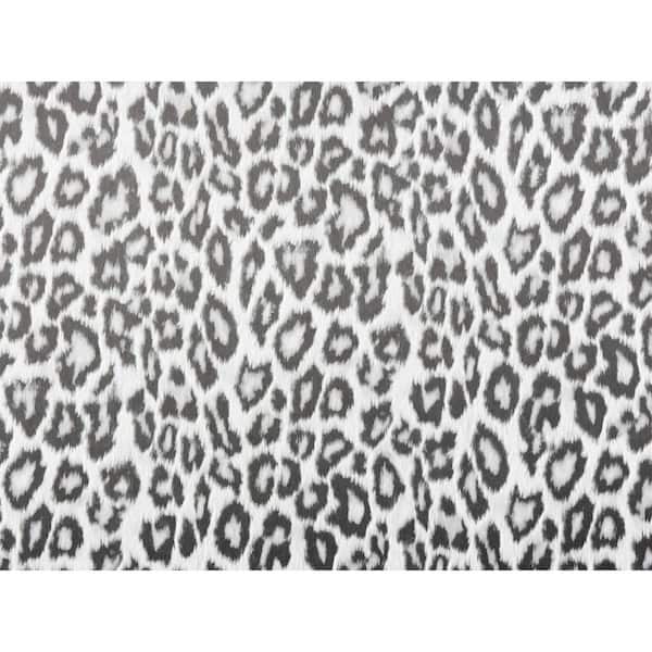 Fablon Black Leopard Grey Adhesive Film (Set of 2)