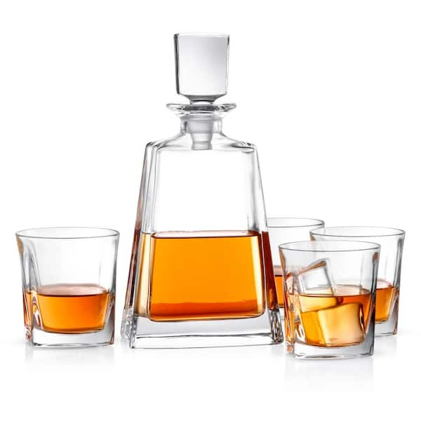 Mini Capacity 10.5Oz Glass Clear Decanter for home