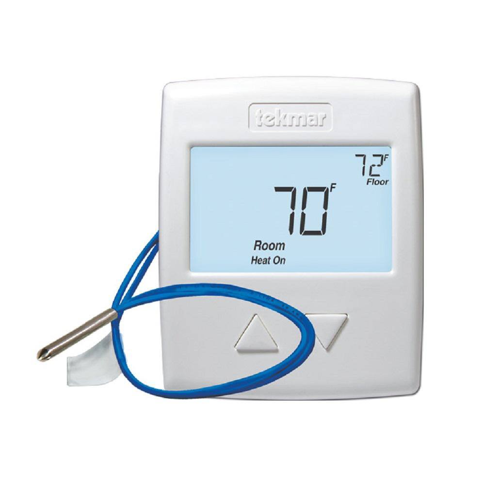 Universal White Digital Rectangular Low Voltage Thermostat