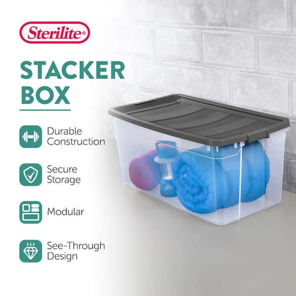 Sterilite Storage Box Container Pack x 14793V03 The