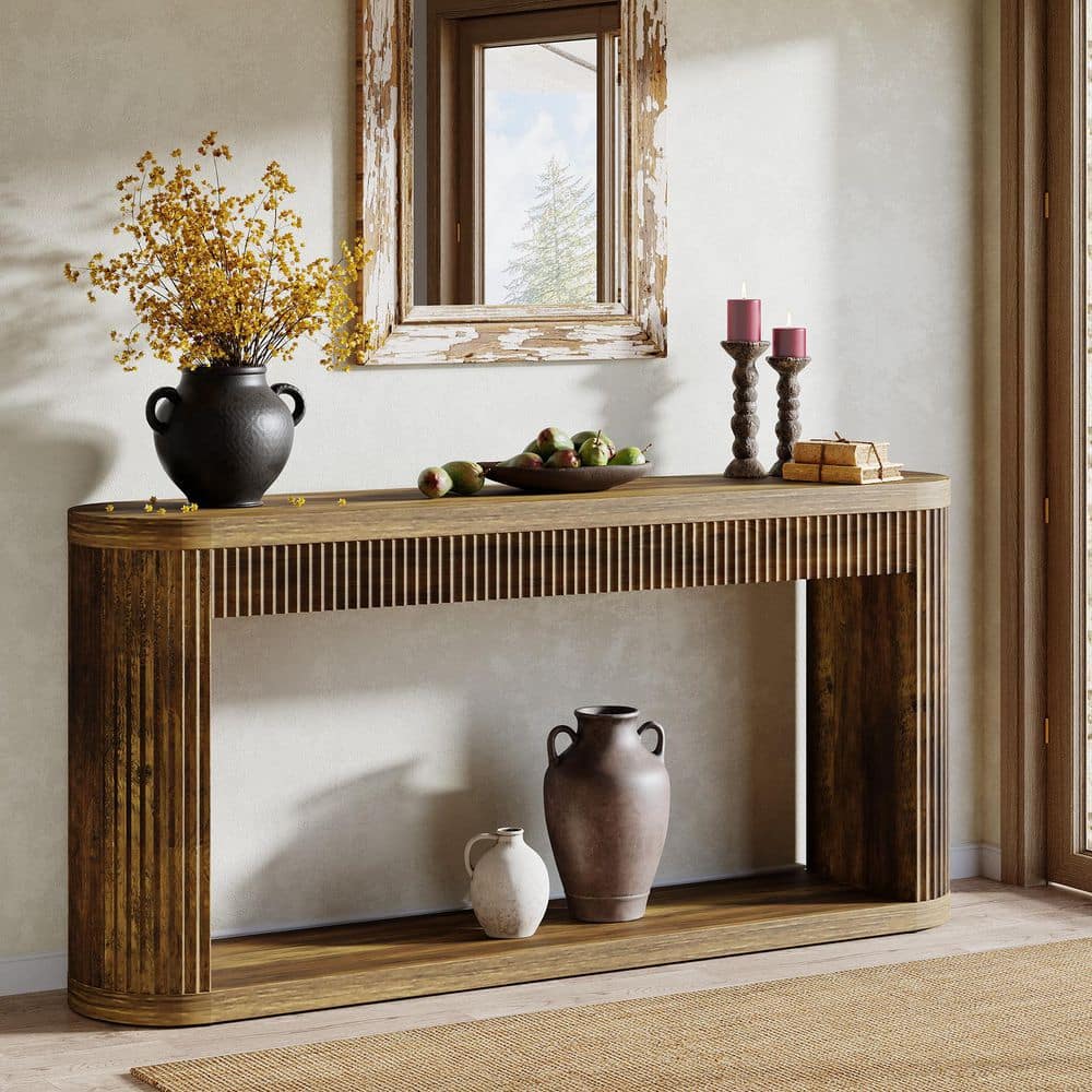 TRIBESIGNS WAY TO ORIGIN Benjamin 63 in. Vintage Rectangle Wood