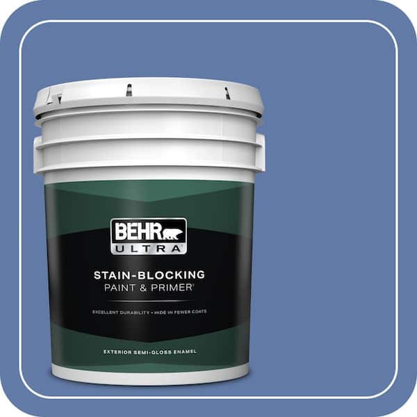 BEHR ULTRA 5 gal. #M540-6 Miracle Elixir Semi-Gloss Enamel Exterior Paint & Primer