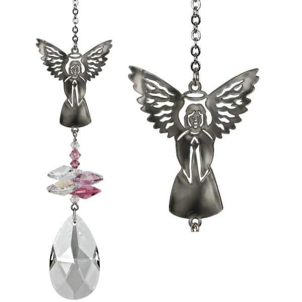 WOODSTOCK CHIMES Woodstock Rainbow Makers Collection, Crystal Fantasy, 4.5 in. Angel Crystal Suncatcher
