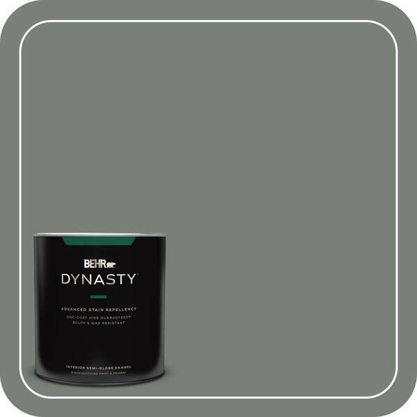 BEHR DYNASTY 1 qt. Home Decorators Collection #HDC-AC-22 Cedar Forest Semi-Gloss Enamel Interior Stain-Blocking Paint & Primer