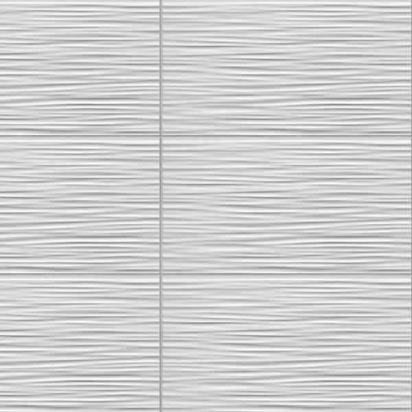 Corso Italia Aqua White 3D 12 in. x 22 in. Ceramic Wall Tile (12.83 sq. ft./Case)