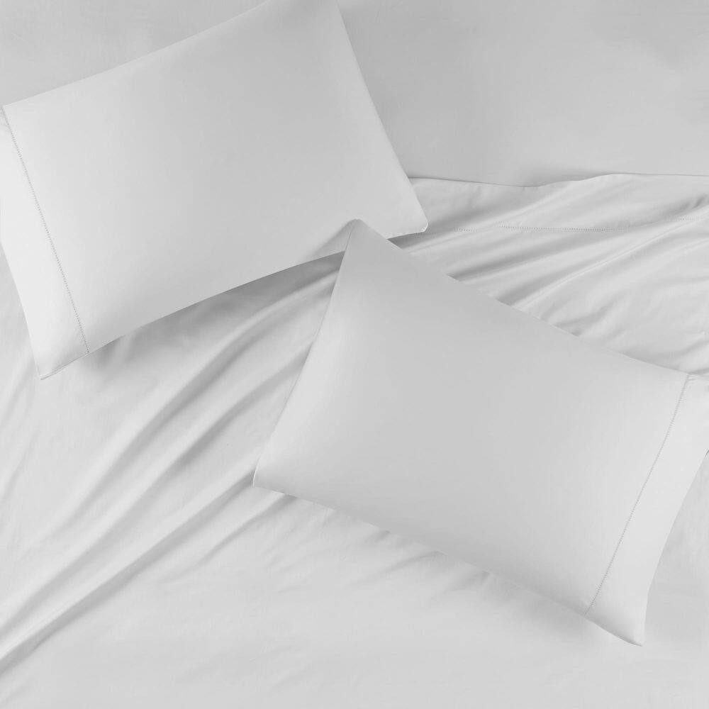 Queen White Egyptian Cotton Deep Pocket Sheet Set