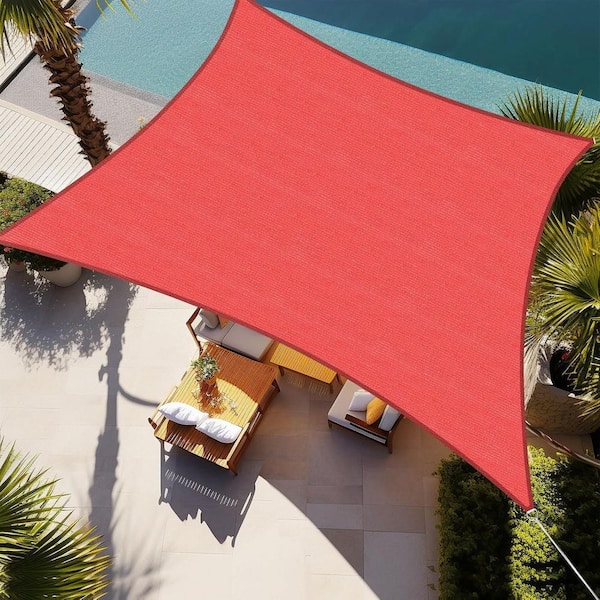 12 ft. x 12 ft. Square Sun Shade Sail - UV Block Canopy for Patio, Garden, Deck, Backyard, and Outdoor Activities