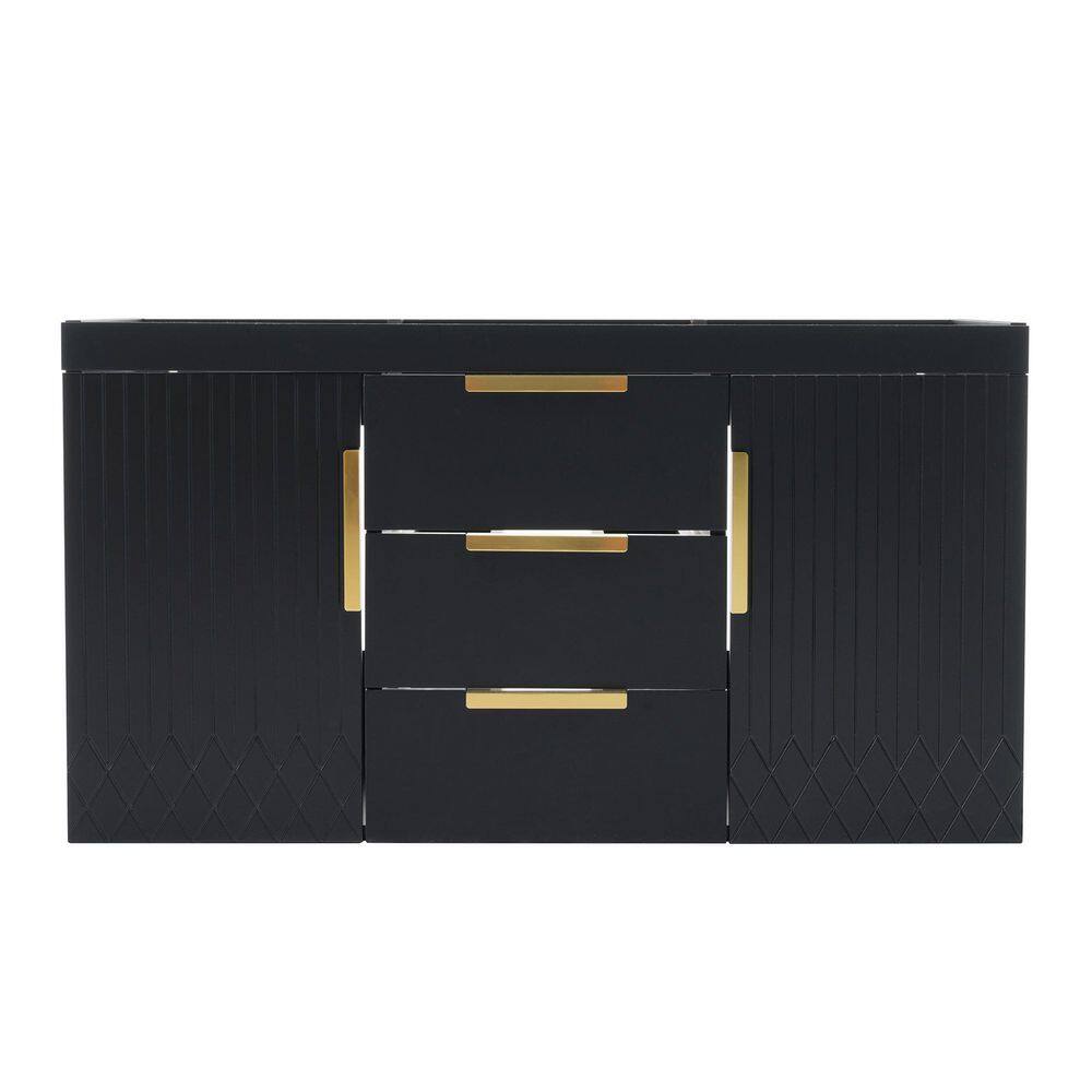 35.5 in. Bath Vanity Cabinet without Top in Black Unassembled price history on PriceWatchPro