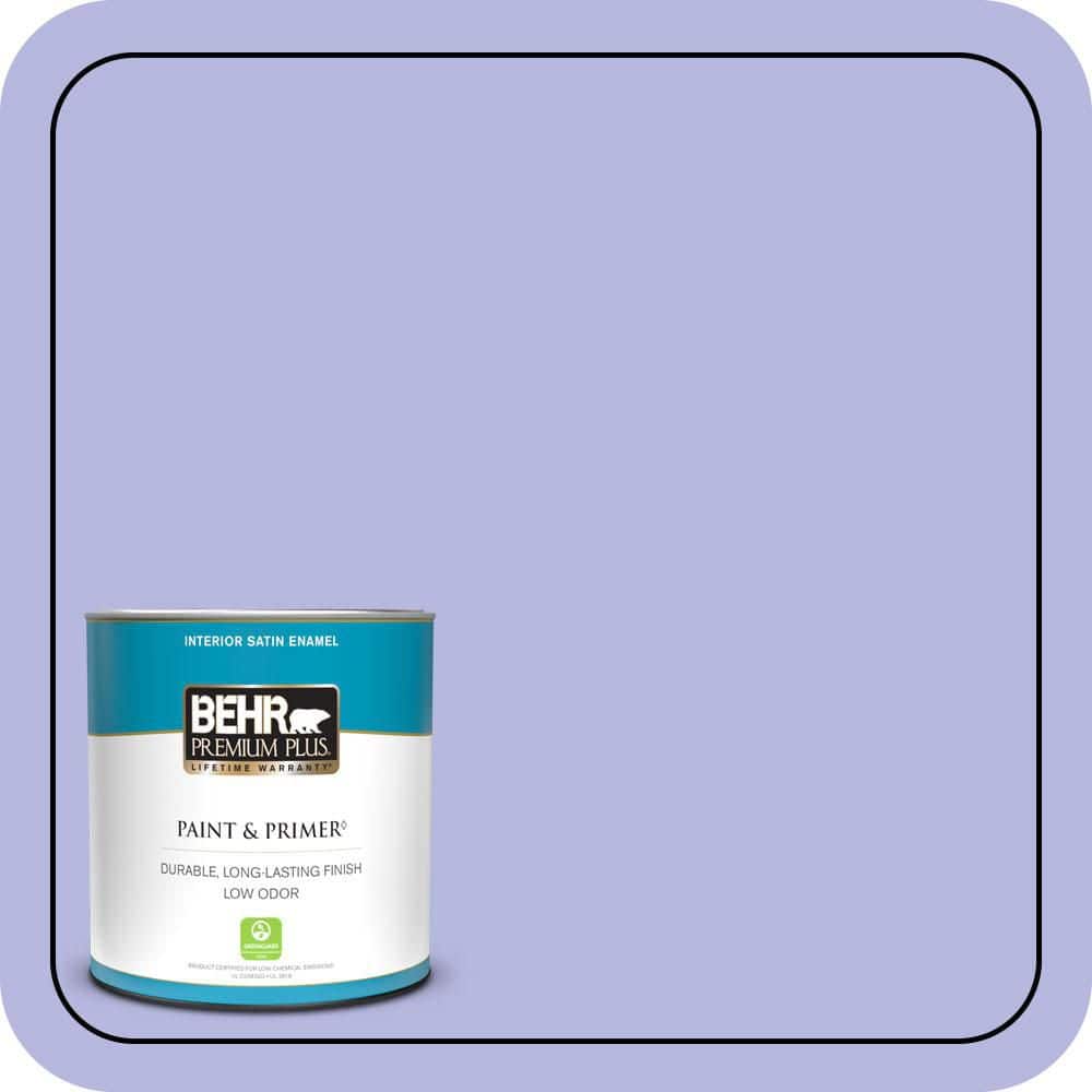 1 qt. #P550-3 Lavender Cloud Satin Enamel Low Odor Interior Paint & Primer price history on PriceWatchPro