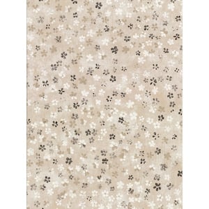 Cosima Beige Miniature Floral Beige Paper Strippable Roll (Covers 60.8 sq. ft.)