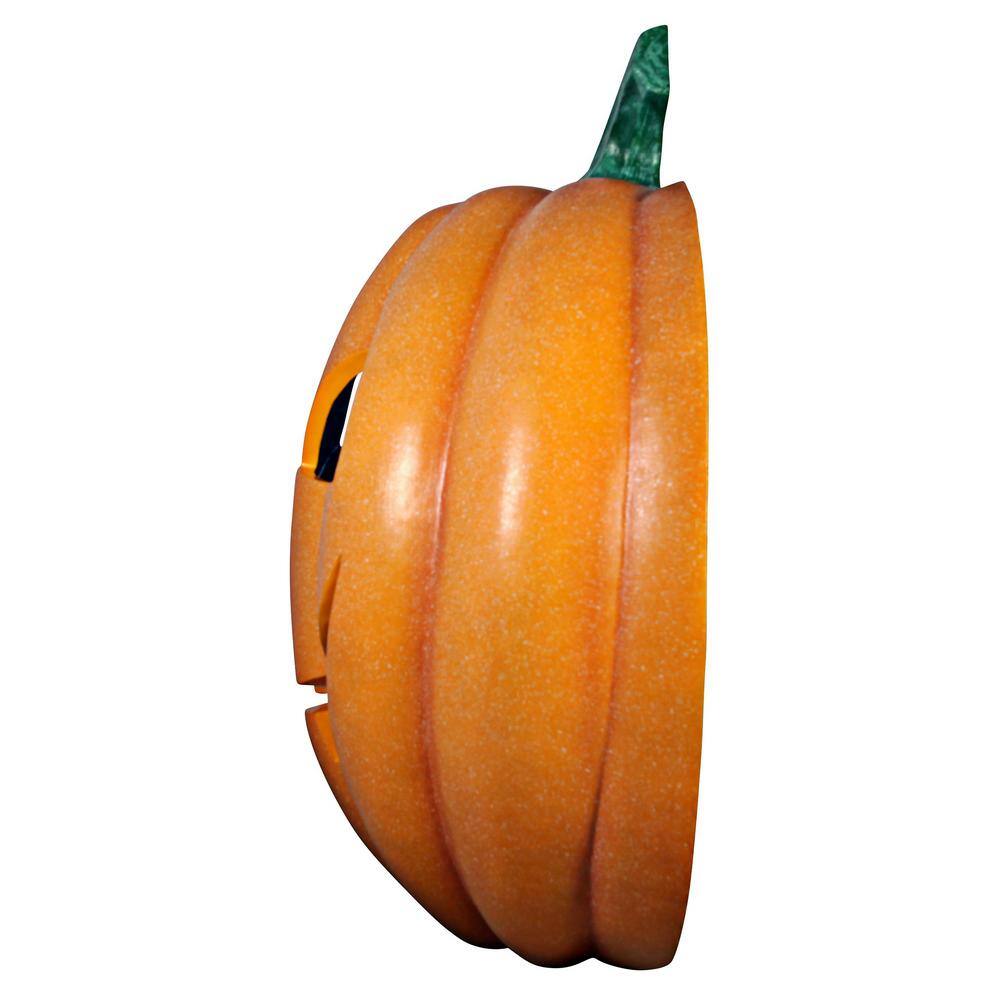 Large Orange Resin Halloween Pumpkin Patch Statue