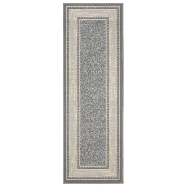 Ottomanson 2-ft x 20-ft Clear Rectangular Indoor Decorative Runner Mat | RIB8802-2X20