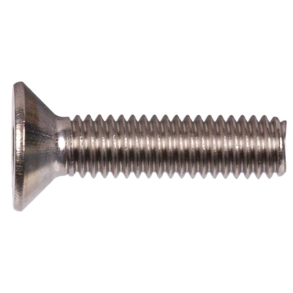 UPC 008236728736 product image for 1/4 in. x 1/2 in. Internal Hex Flat-Head Cap Screw (10-Pack) | upcitemdb.com