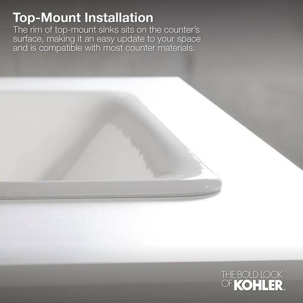 KOHLER Caxton Vitreous China Undermount Bathroom Sink in