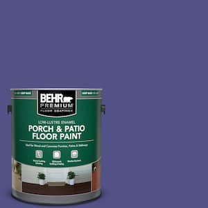 1 gal. #P550-7 Purple Prince Low-Lustre Enamel Interior/Exterior Porch and Patio Floor Paint