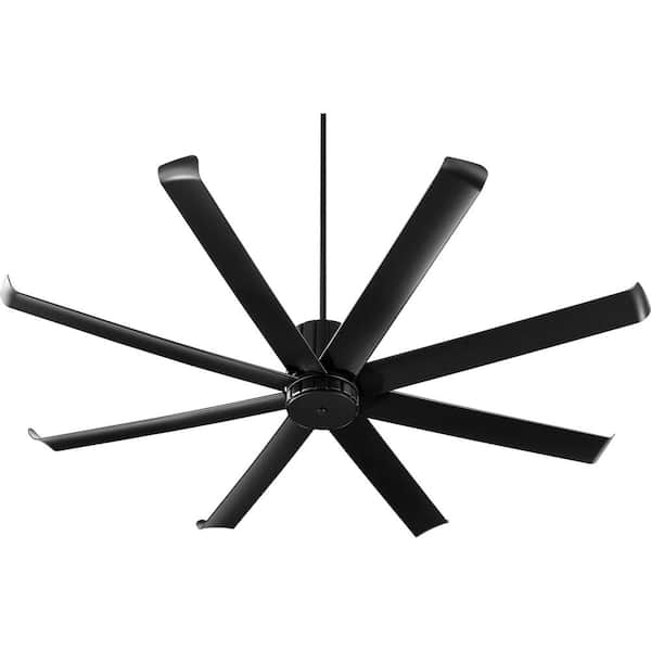 Quorum International Proxima Patio 72 in. Indoor/ Outdoor Black Ceiling Fan with Wall Control