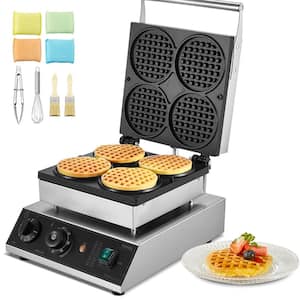 Cuisinart 4-Waffle Stainless Steel Belgian Waffle Maker with