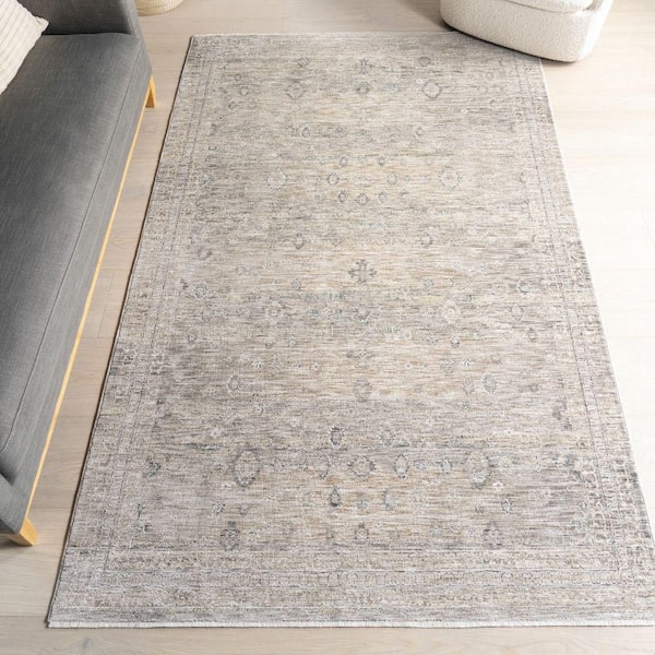 Avayah Vintage Beige 10 ft. x 13 ft. Indoor Area Rug