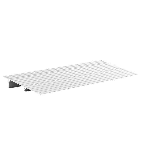 Aluminum Door Threshold Ramp, Accessibility Ramp for Wheelchairs, Scooters, 2 in. Height, Supports Up to 800 lbs.