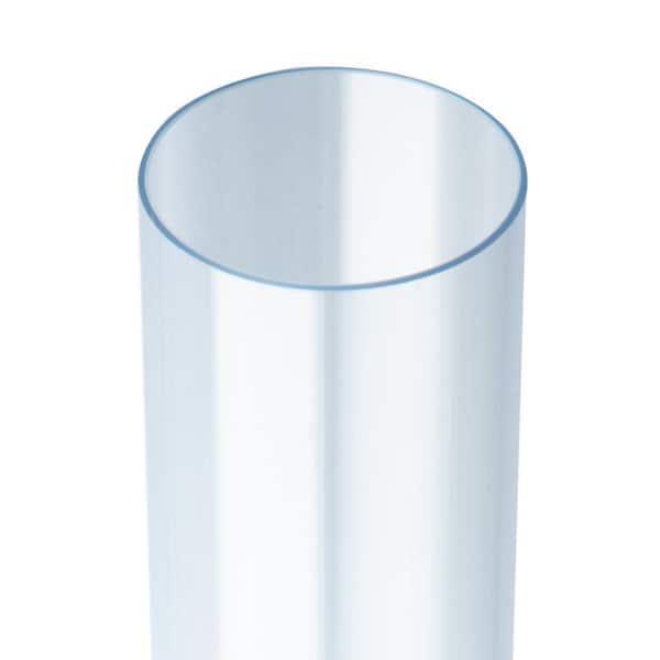2-1/2 in. x 36 in. Long Clear Pipe for Dust Collection Hose & Fittings
