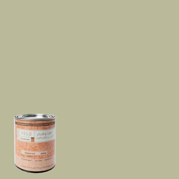 YOLO Colorhouse 1-Qt. Glass .03 Flat Interior Paint-DISCONTINUED