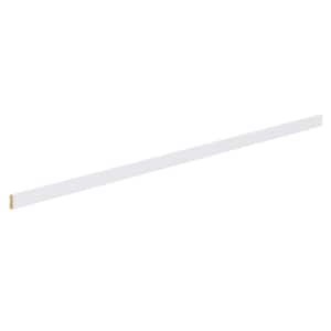 2.36 in. W x 96 in. H x 0.71. D Wallace Warm White Valance Edge Molding