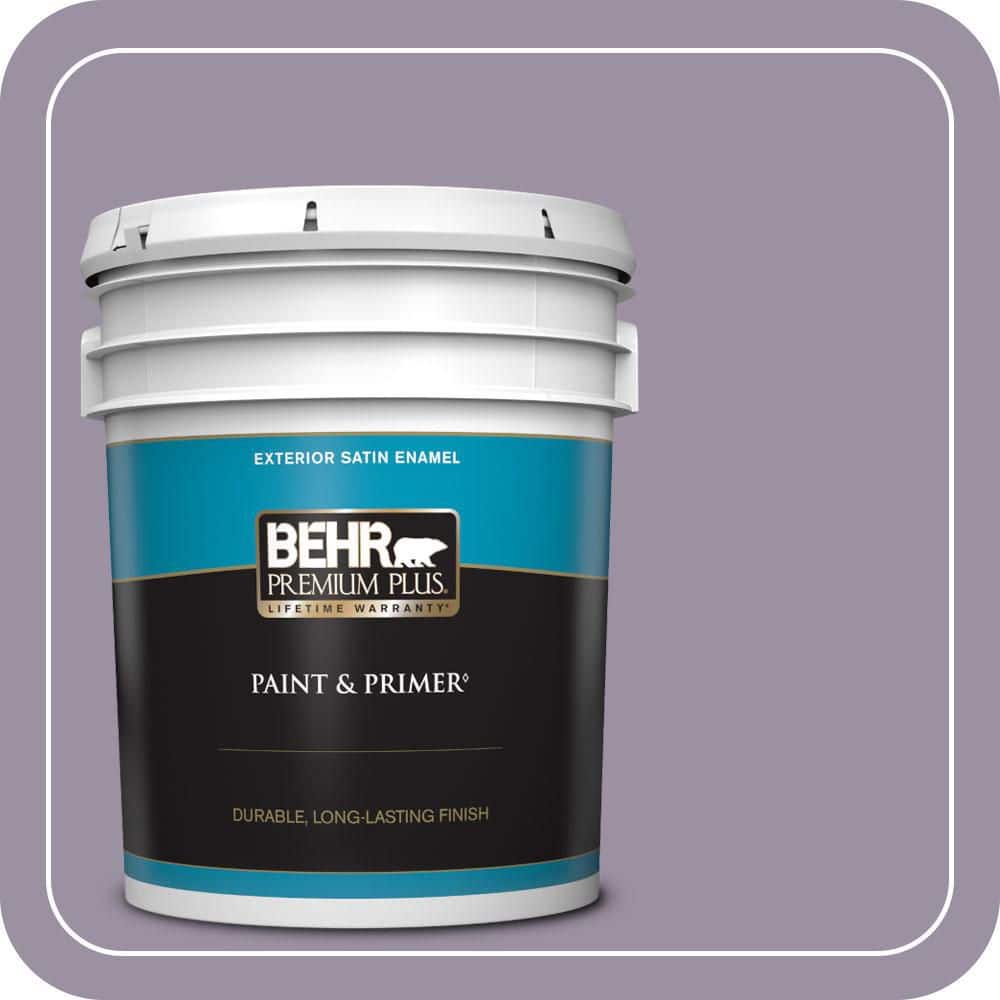 5 gal. #660F-5 Amethyst Phlox Satin Enamel Exterior Paint & Primer price history on PriceWatchPro