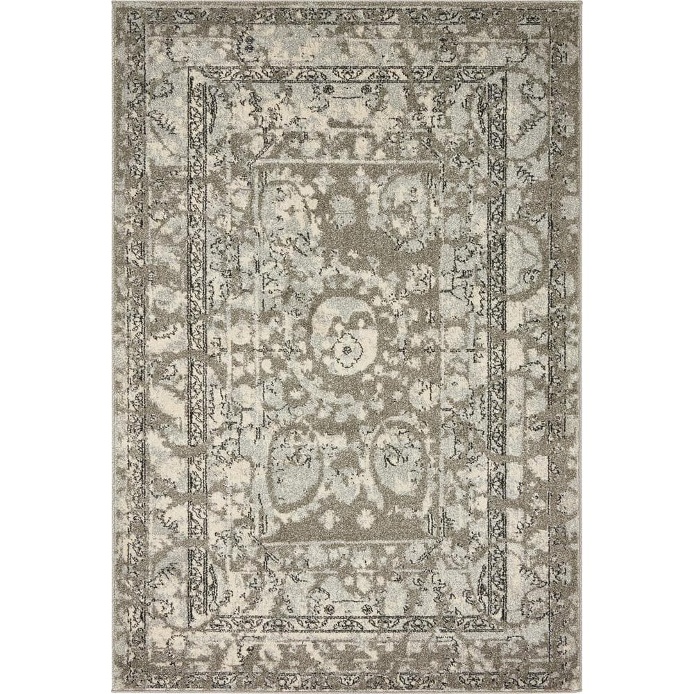 La Jolla Vintage Gray 4' 0 x 6' 0 Area Rug price history on PriceWatchPro