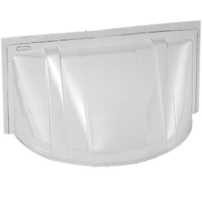 39 in. W x 17 in. D x 15 in. H Economy Round Bubble Window Well Cover