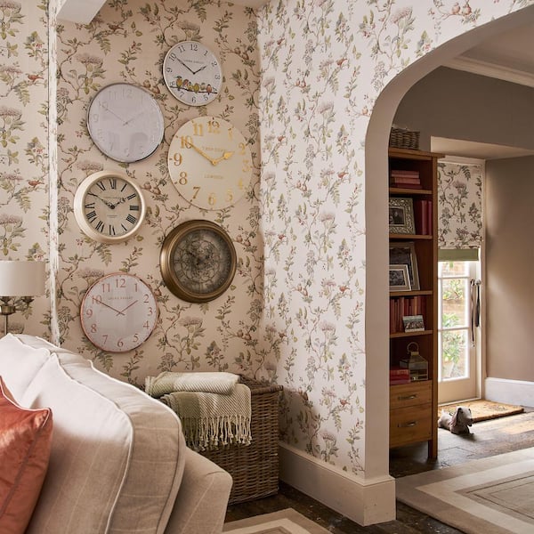 Laura Ashley Laura Ashley Elderwood Natural Wallpaper 113346 - The