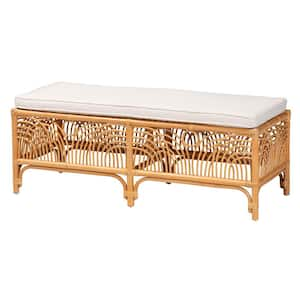 Materra Light Honey Accent Dining Bench 48 in.