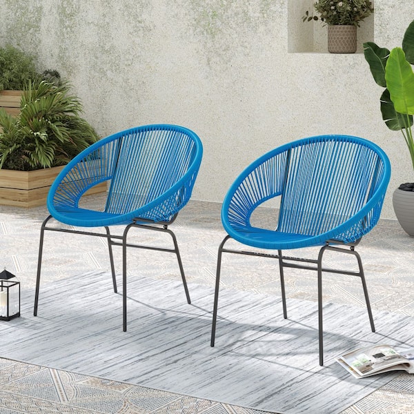 Acapulco Peacock Outdoor Lounge Chair (Set of 2)