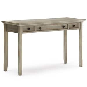 Amherst 54 in. W Rectangle Distressed Grey SOLID WOOD Computer Desk