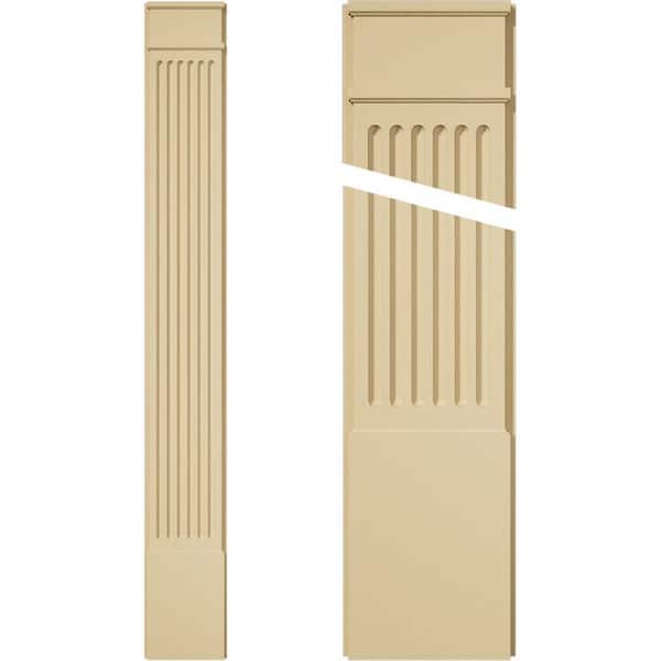 Ekena Millwork 2 in. D x 12 in. W x 96 in. L Primed Polyurethane Pilaster 1- Pack