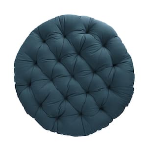 44 X 44 X 4 Outdoor Papasan Chair Cushion Wedge Wood Blue