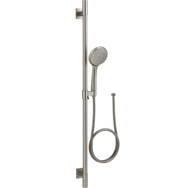 Awaken 4-Spray Premium Slidebar Kit with Handshower in Vibrant Brushed Nickel