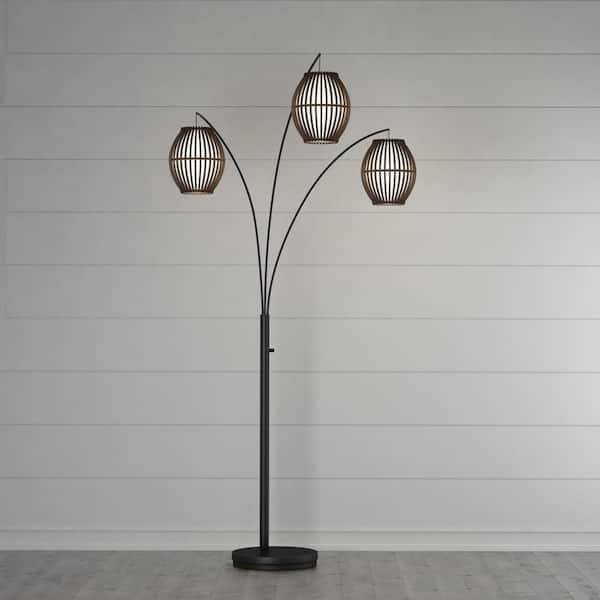 adesso maui arc floor lamp