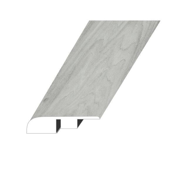  SILVA Ashen Bay 0.6 in. Thick x 1.4 in. W x 94.5 in. L SPC Vinyl End Cap Molding