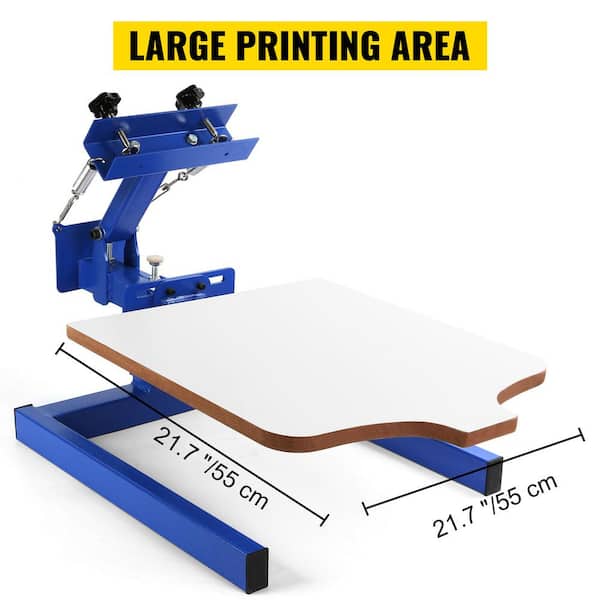 4 Color Silk Screen Printing Machine 1 Station Press Printer DIY T-shirt best 