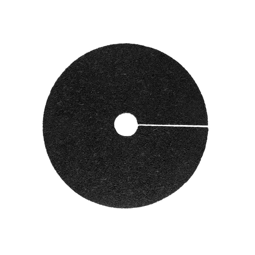 Vigoro 24 in. Dia. Black Rubber Tree Ring VTR24BK The Home Depot