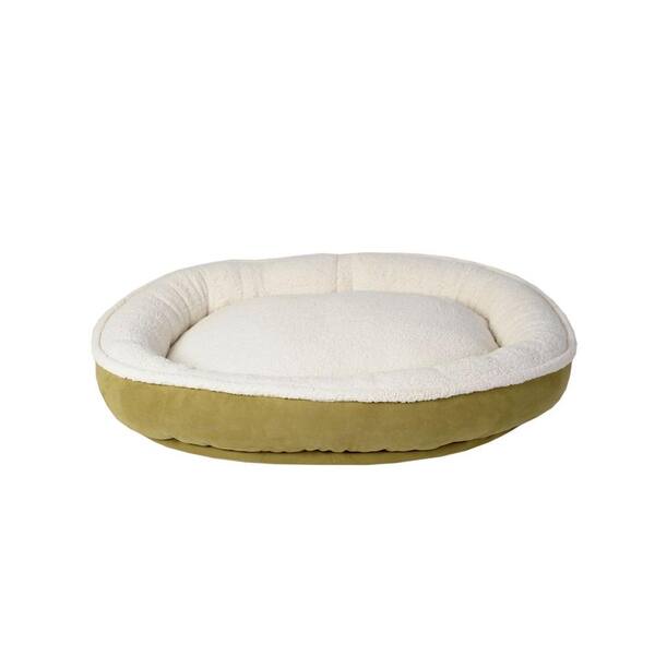 Carolina Pet Company Cloud Sherpa & Faux Suede Comfy Cup Large Willow Bed