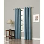 Mineral Woven Thermal Blackout Curtain - 40 in. W x 84 in. L