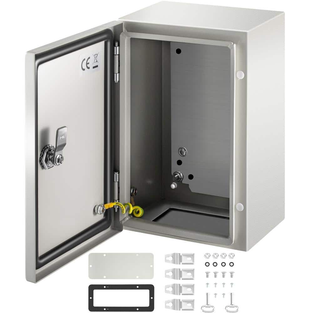 Electrical Enclosure 12 in. x 8 in. x 6 in. NEMA 4X Carbon Steel IP66 Waterproof Junction Box for Outdoor Indoor price history on PriceWatchPro