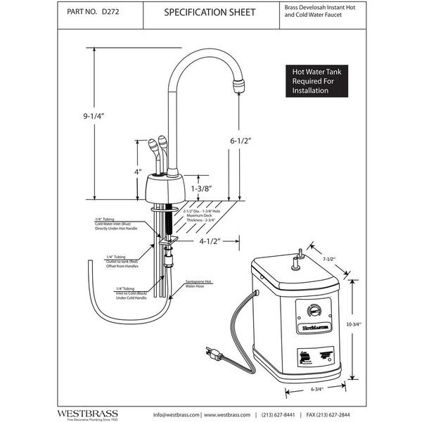 Brentwood Appliances 9.2-Cup Black Single-Touch Instant Hot Water Dispenser  KT-2200 - The Home Depot