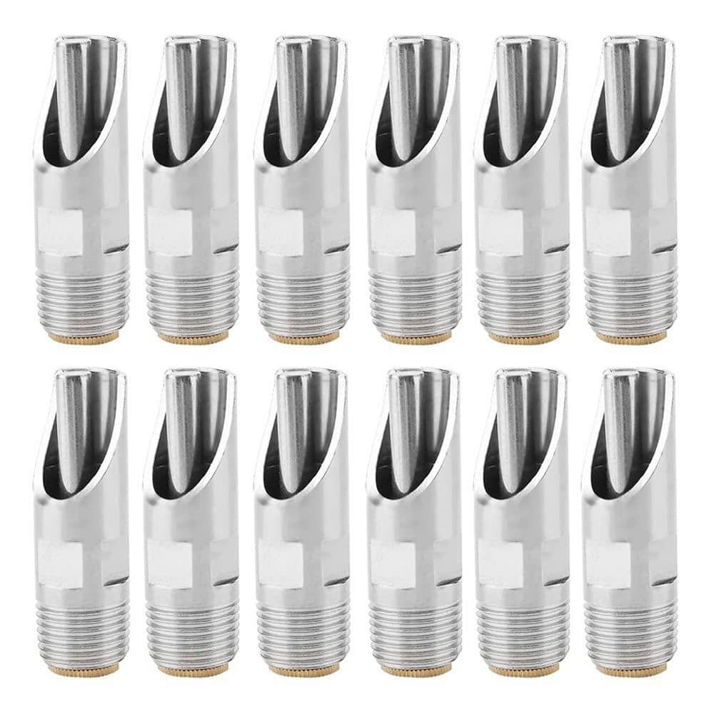 12 Pieces Stainless Steel Pig Nipple Drinker Water Feeder 1/2 NPT for Sows Piglets with Water-Saving Design price history on PriceWatchPro