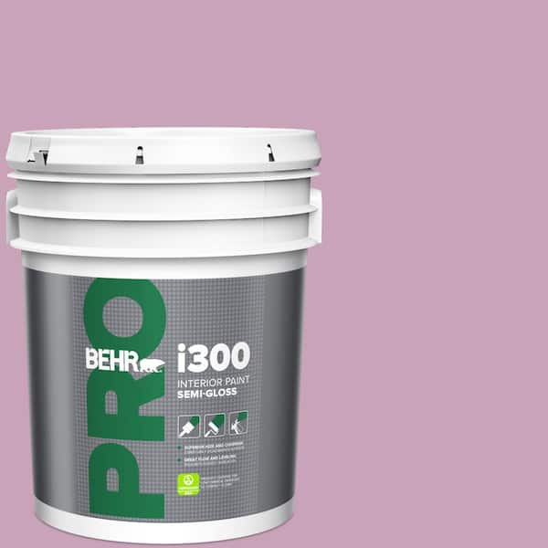 BEHR PRO 5 gal. #690D-4 Taste of Berry Semi-Gloss Interior Paint