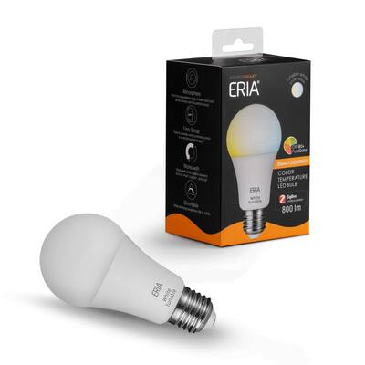 ERIA Tunable White 60-Watt Equivalent A19 Dimmable CRI 90+ Wireless Smart LED Light Bulb