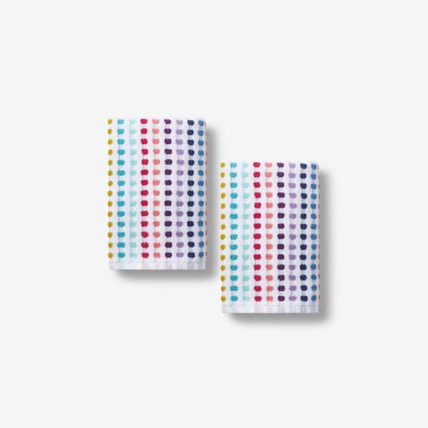 Company Cotton Spectrum White Cotton Washcloth