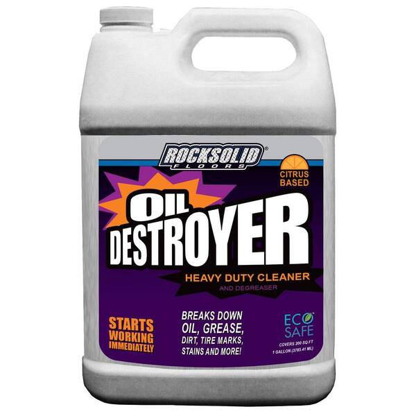 Rust-Oleum RockSolid 1 gal. Oil Destroyer Heavy Duty Cleaner and Degreaser (Case of 4)