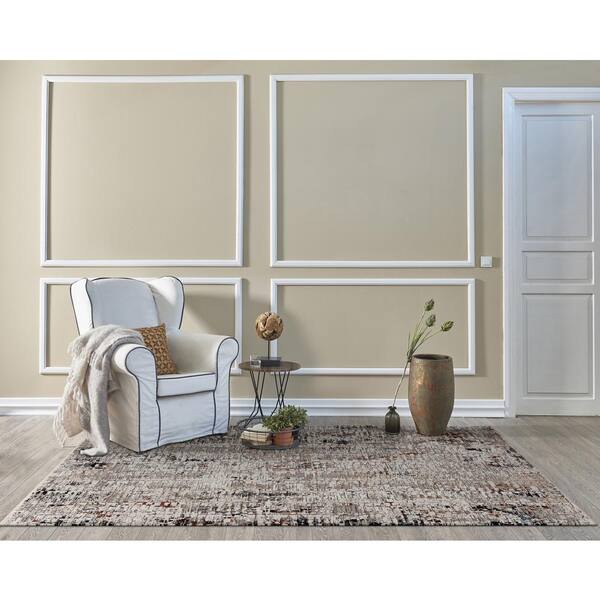 Kas Rugs Kacey Beige Grey 4 ft. x 6 ft. Accent Rug MIL8254311X55